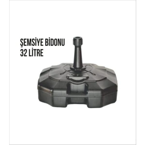 Şemsiye Bidonu (Ağırlık Bidonu – Bayrak, Pano, Reklam Direği Için)  32 Litre