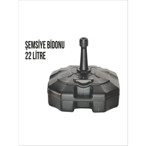 Şemsiye Bidonu (Ağırlık Bidonu – Bayrak, Pano, Reklam Direği Için) –  22  Litre