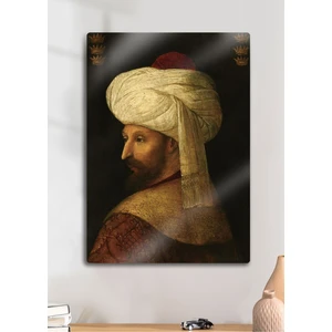 Fatih Sultan Mehmet Han, Fsm - Parlak Metal Baskı Tablo