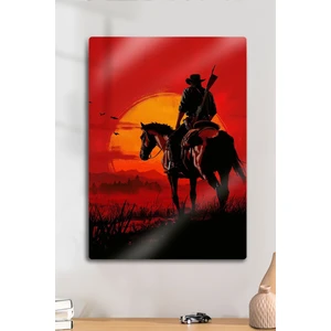 Metal Baskı Parlak Duvar Tablosu - Rdr2 - Red Dead Redemption 2