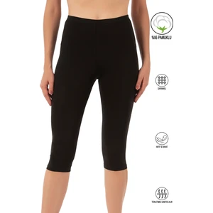 Özkan Underwear 0458 Kadın Pamuklu Likralı Süprem Kapri Tayt
