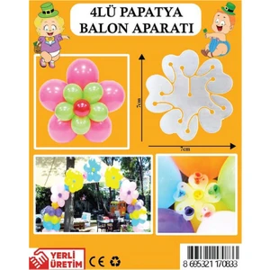 Papatya Party Papatya Balon Aparatı Şeffaf 7  cm