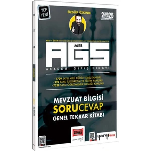 2025 Meb-Ags Mevzuat Bilgisi Soru-Cevap Genel Tekrar Kitabı