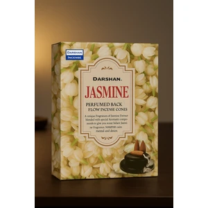 Hyge Yasemin Geri Akış Tütsü 10'lu | Jasmine Perfumed Backflow Incense Cones | Rahatlık Verici ve Dinginleştirici Koku