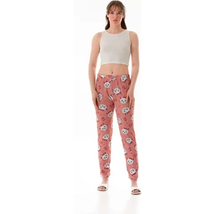 Kedi Baskılı Pijama Altı