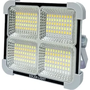 CT-4698 200W Solar LED Projektör Taşınabilir Kumandalı