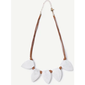 Akrilik Taş Detaylı Ip Kolye