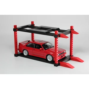1/24 Ölçekli Model Arabalar Için Ayarlanabilir Garaj Lifti, Diorama Aksesuarı