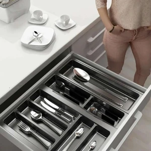 Mutfak Çekmece Içi Kaşıklık Düzenleyici 54 Cm X 48 Cm (yanlar Ve Boydan 4,5 Cm Kesilebilir)