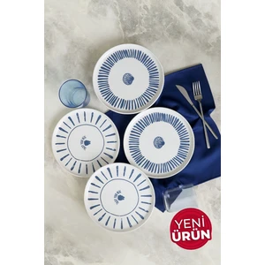 Ocean Muse Nordıc Pasta Tabağı 22 cm 4 Adet 22953-54
