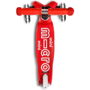 Mini Deluxe 3 Tekerlekli Scooter LED Red