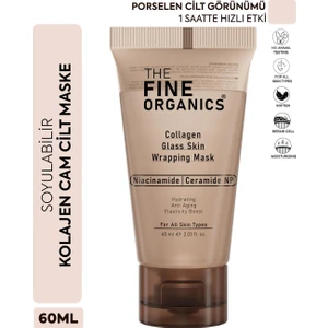 Soyulabilir Kolajen Cam Cilt Maskesi, 1 Saat Içerisinde Etkili Niacinamide&ceramide Np Kolajen Maske