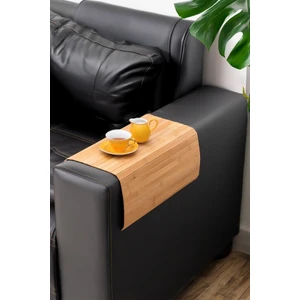 Bambu Koltuk Matı Ahşap Kanepe Koltuk Kenarı Sehpa Yan Sehpa Koltuk Katlanabilir Tepsisi 45 x 70
