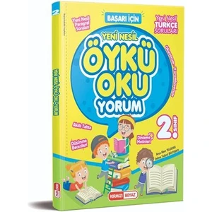 Kırmızı Beyaz Yayınlar 2.Sınıf Yeni Nesil Öykü Oku-Yorum Türkçe & Paragraf Kitabı
