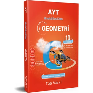Test Okul Yayınları Üniversite Hazırlık Fasikül Soru Kitabı AYT Geometri - 10 Fasikül
