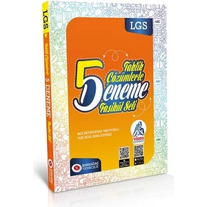 Karaağaç Yayınları 8. Sınıf LGS Çözümlerle 5 Deneme Fasikül Seti