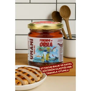 Friends of Orka Umami Acılı Tanecikli Yağ – 190gr (Chili Oil & Acı Kıtırlarla Doğal Lezzet)