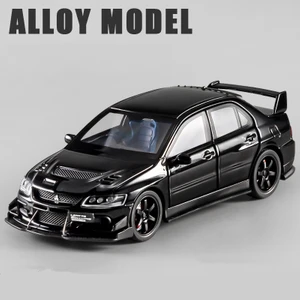 1:32 Mitsubishi Lancer Evolution Evo Ix9 Alaşım Spor Araba Modeli Döküm Metal Yarış Araçları Araba Modeli Ses Işığı Çocuk Oyuncak Hediye (Yurt Dışından)