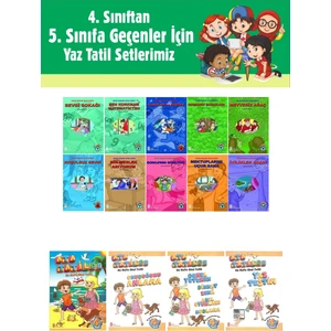 4.sınıftan 5.sınıfa Geçenler Için Ata Tatilde Seti +10 Lu Hikaye Seti 2