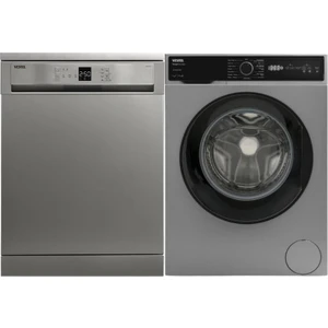 2'li Inoks Beyaz Eşya Seti1(CMI 97302 G Çamaşır + BM 3121 G Bulaşık)