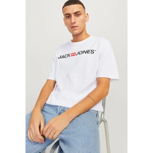 Jack & Jones JJECORP LOGO TEE SS CREW Beyaz Erkek Kısa Kol T-Shirt