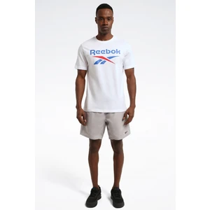 IDENTITY STACKED Beyaz Erkek Kısa Kol T-Shirt