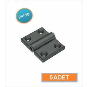 Siyah Plastik Yaprak Menteşe 24 * 30 ( 5 Adet )