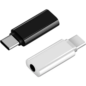 2 Adet Type-C - 3,5 mm Jack Dönüştürücü Kulaklık Ses Adaptörü Kablosu (Yurt Dışından)
