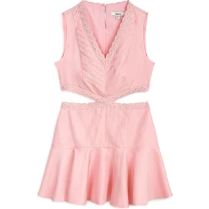 Volanlı Cutout Elbise IS1250002351033
