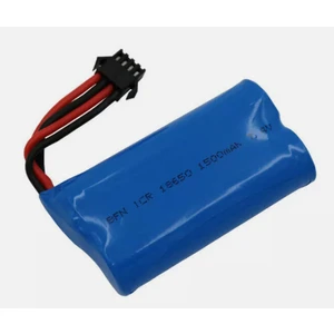 7.4V 18650 SM4P 1500 Mah 4 Pinli Oyuncak Araba Bataryası