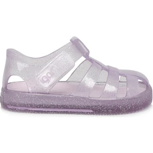 S10265 STAR GLITTER Mor Kız Çocuk Sandalet