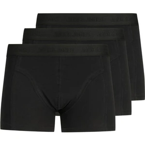 Jack & Jones JACWAISTBAND TRUNKS 3 PAC Siyah Erkek Boxer
