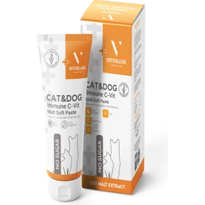 Immune C-Vit Malt Paste C Vitaminli Kedi ve Köpek Malt Macunu 100 gr