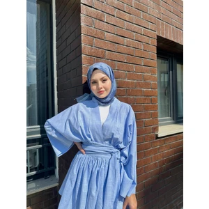 Kuşak Detaylı Kimono