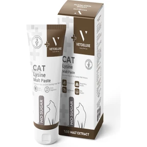 Lysine Malt Solunum ve Göz Sağlığı Destekleyici Kedi Malt Macunu 100 gr
