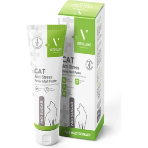 Anti Stress Relax Malte Paste Sakinleştirici Tüy Yumağı Önleyici Yetişkin Kedi Malt Macunu 100 gr