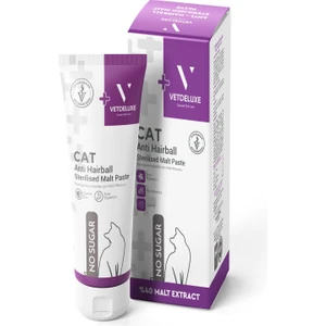 Sterilised Adult Cat Malte Paste Kısır Kediler Için Tüy Yumağı Önleyici Kedi Malt Macunu 100 gr