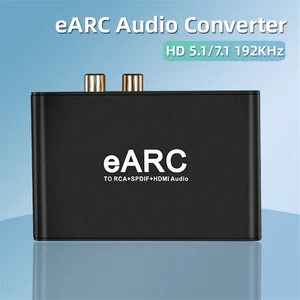 Quarter Stone Earc Audio Extractor HDMI Uyumlu Rca Audio Extractor Adaptörü (Yurt Dışından)