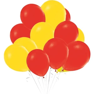 Sarı Kırmızı Balon 10'lu 12”