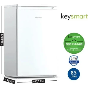 KEY 9010 S 85 Litre Mini Buzdolabı