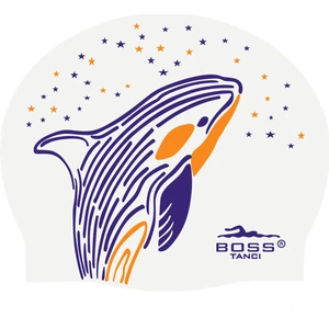 Premıum Serıes Balina Baskılı Silikon Bone Yüzücü Havuz ve Deniz Bonesi