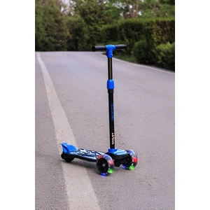 Scooter Chanky Ekstra Kalın LED Işıklı Tekerler Güçlü Fren 100KILO 3yaş Üstü Uygundur 3teker