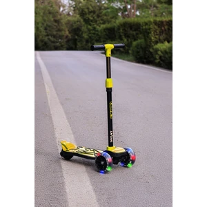 Scooter Chanky Ekstra Kalın LED Işıklı Tekerler Güçlü Fren 100KILO 3yaş Üstü Uygundur 3teker