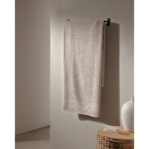 Derline Pamuklu Banyo Havlusu - Bej - 70X140 cm