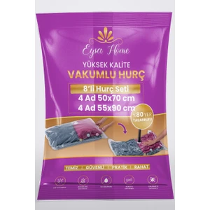 8'li Vakumlu Poşet Seti (Vakumlu Hurç)