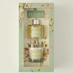 Bella Maison Flores Oda Kokusu Mum Seti Yeşil