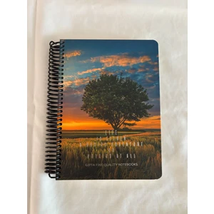 Lıte Book Spiralli Sert Kapak A5 120YP. Çizgili Defter