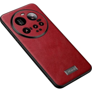 4u Sky Sulada Xiaomi 15 Ultra Kılıf Pu Deri+Tpu+Pc Arka Telefon Kapağı-Kırmızı (Yurt Dışından)