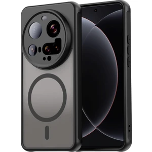 4u Sky Xiaomi 15 Ultra Kılıf Için Magsafe Anti Drop Pc+Tpu Telefon Kapağı ile Uyumlu-Siyah (Yurt Dışından)