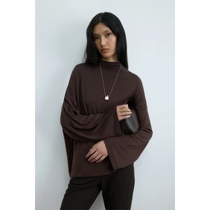 Kahverengi Olivia Bluz